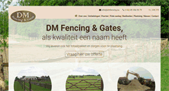 Desktop Screenshot of dmfencing.eu