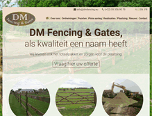 Tablet Screenshot of dmfencing.eu